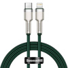 Baseus Cafule Series Metal Data Cable Type-C to iP PD 20W 1m Green