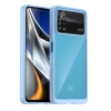 Outer Space Case for Xiaomi Poco X4 Pro 5G cover with a flexible frame blue