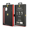 Ferrari nakładka do iPhone 14 Plus 6,7" FEHCP14MRBUK czarna HC Leather Stamp Sides