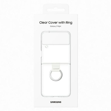 Samsung Clear Cover TPU Gel Case Flower Cover for Samsung Galaxy Z Flip4 transparent (EF-OF721CTEGWW)