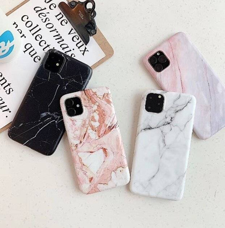 Wozinsky Marble żelowe etui pokrowiec marmur Xiaomi Mi 10 Lite biały