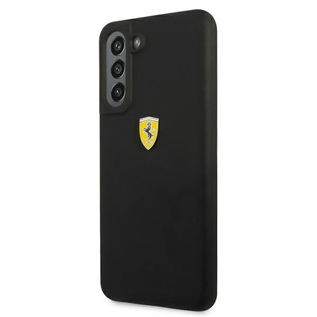 Ferrari Hardcase FESSIHCS21FBK S21 FE G990 schwarz / schwarzes Silikon