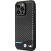 Etui BMW BMHCP13L22NBCK iPhone 13 Pro / 13 6.1" czarny/black hardcase Leather Carbon