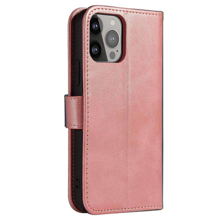 Magnethülle für Xiaomi Redmi Note 12 Hülle mit Flip Wallet Stand Pink