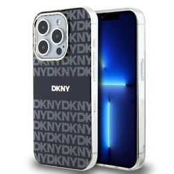 DKNY DKHMP13LHRHSEK iPhone 13 Pro / 13 6.1" czarny/black hardcase IML Mono & Stripe MagSafe