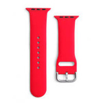 Silicone Strap APS silikonowa opaska do Watch 8 / 7 / 6 / 5 / 4 / 3 / 2 / SE (45 / 44 / 42mm) pasek bransoleta do zegarka czerwony