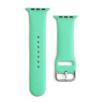 Silicone Strap APS silikonowa opaska do Watch 8 / 7 / 6 / 5 / 4 / 3 / 2 / SE (41 / 40 / 38mm) pasek bransoleta do zegarka miętowy