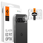 OSŁONA APARATU SPIGEN OPTIK.TR ”EZ FIT” CAMERA PROTECTOR 2-PACK GOOGLE PIXEL 9 PRO CRYSTAL CLEAR