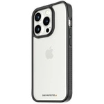 Etui PanzerGlass ClearCase na iPhone 15 Pro z certyfikatem Military Grade - przezroczysto-czarne