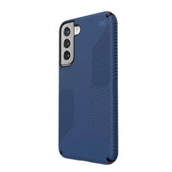 Speck Presidio2 Grip - Etui Samsung Galaxy S22+ z powłoką MICROBAN (Coastal Blue/Black)